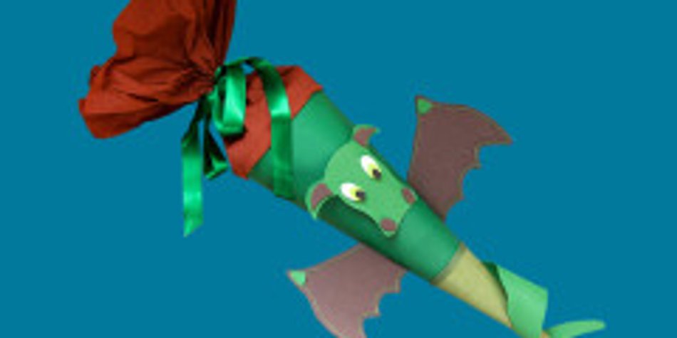 Drachen-Schultüte für Geschwister Drachen-Schultüte für Geschwister
