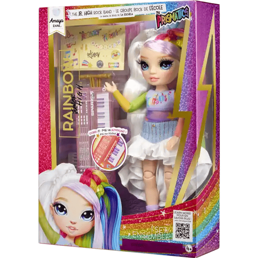 Rainbow High Jr High Rockband Fashion Puppe Amaya Raine