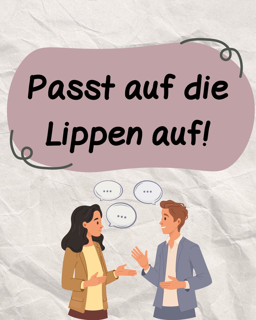Körpersprache Lippen