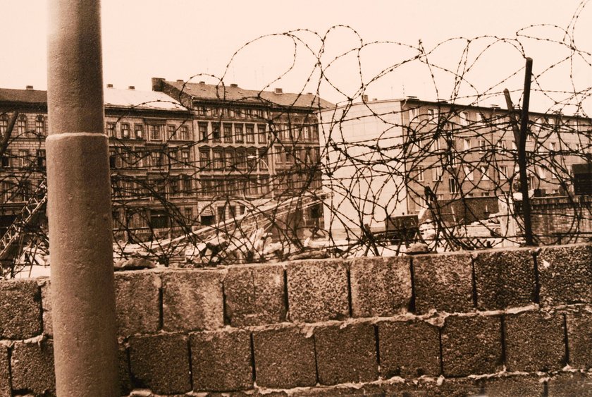 Berliner Mauer Stacheldraht 1961 Berliner Mauer Stacheldraht 1961