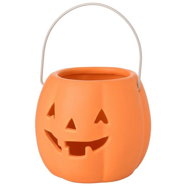 Teelichthalter in Kürbis-Optik Teelichthalter in Kürbis-Optik