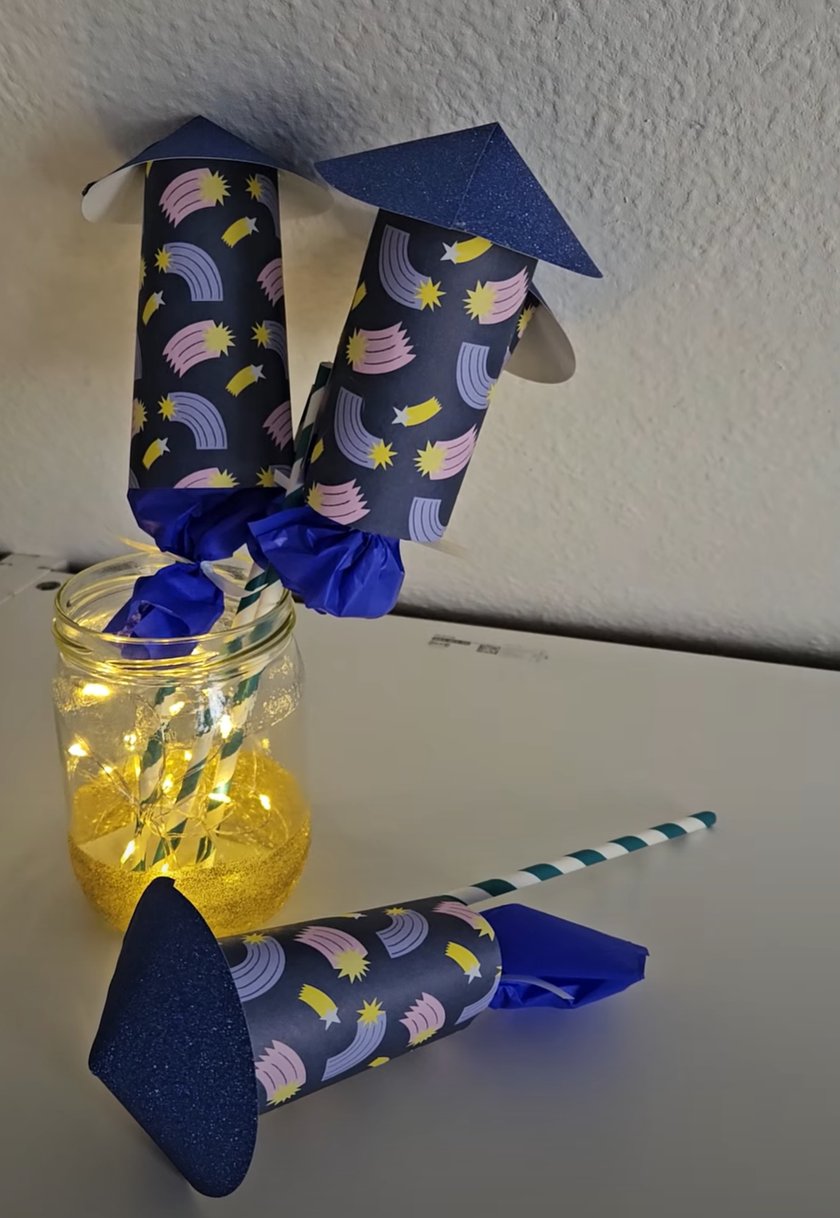 DIY: Silvester-Raketen - Fertig