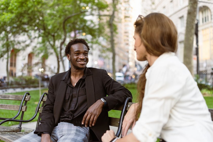Gespräch zwischen zwei Personen