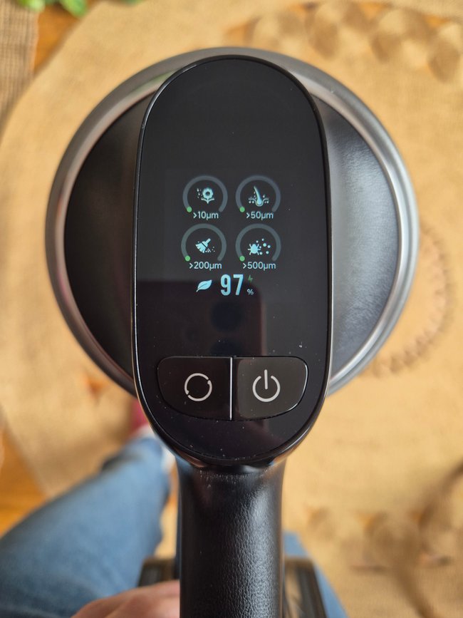 Dreame Z40 Station Test: Anzeige Dreame Z40 Station Test: Anzeige