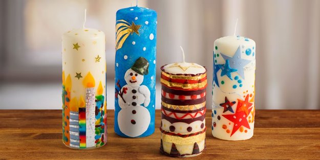 Super Geschenkidee: So bastelt ihr tolle DIY-Kerzen