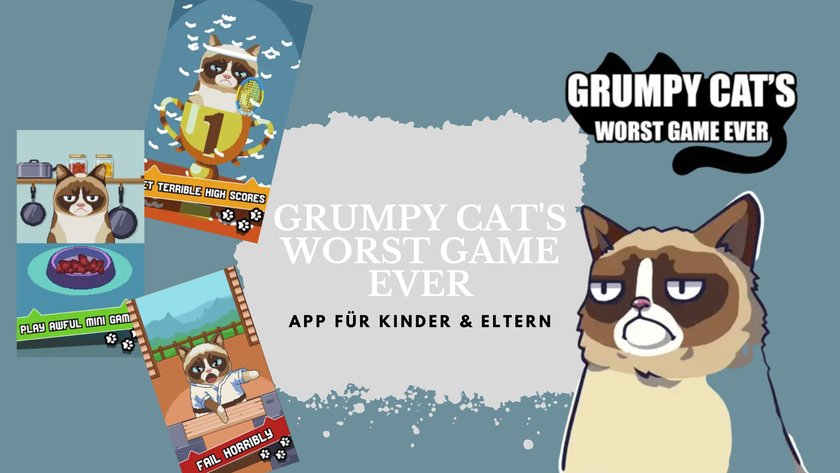 Apps für Kinder - Grumpy Cat's Worst Game Ever