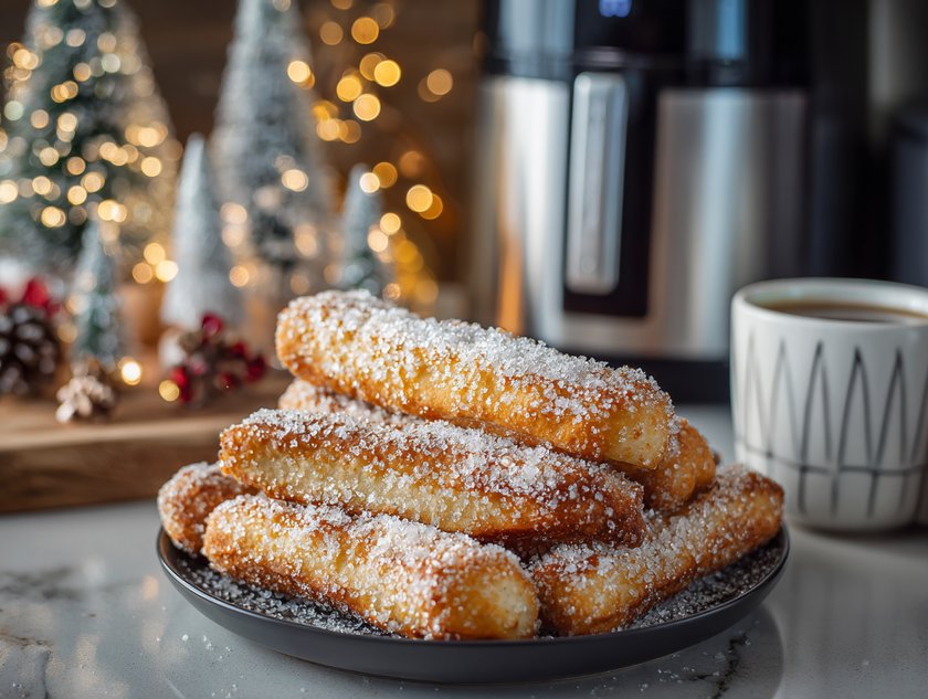 Weihnachtsmarkt-Feeling für zu Hause: 5 beliebte Leckereien blitzschnell aus dem Airfryer: Striezel-Sticks