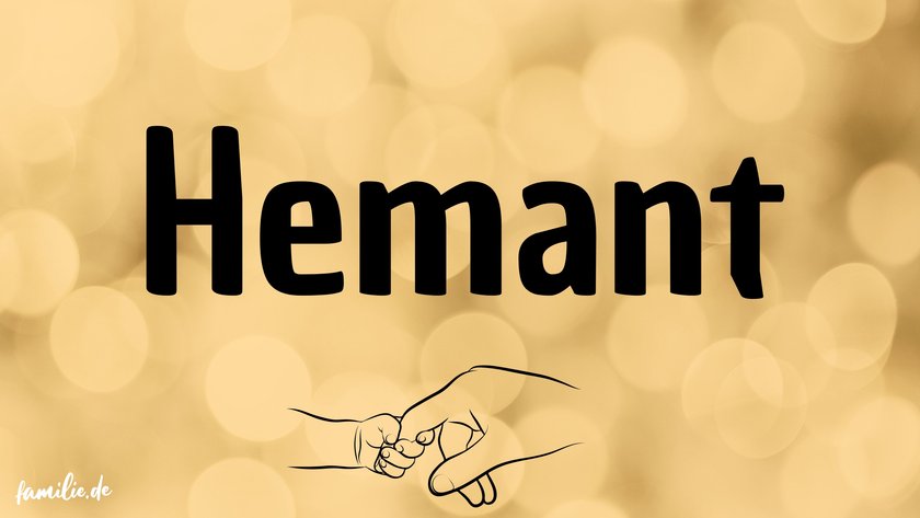 Vornamen Gold - Hemant
