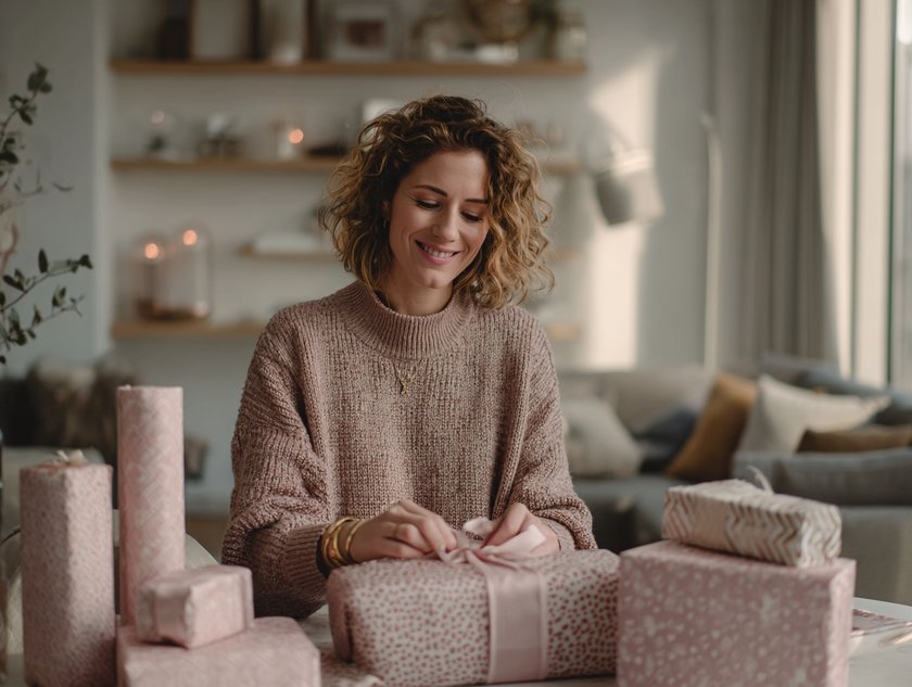 Geschenkverpackung soziale Schicht