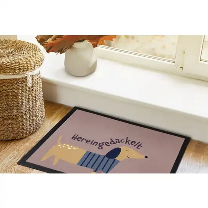 IDEENWELT Schmutzfangmatte "Hereingedackelt" IDEENWELT Schmutzfangmatte "Hereingedackelt"