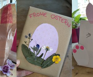 Ostergeschenke verpacken für Kinder: einfache und süße Ideen von Herzen