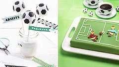 Fußball-Rezepte: Cake-Pops und Fußball-Torte
