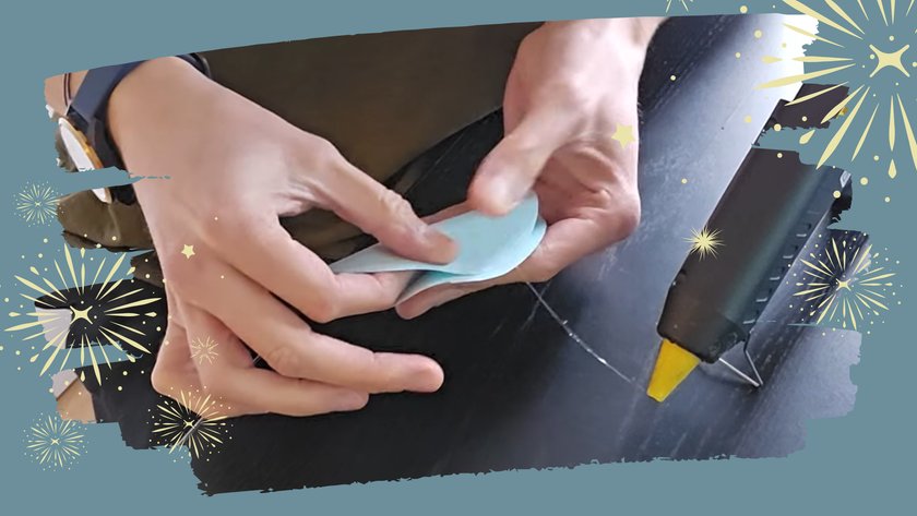 Mini-DIY: Glückskekse aus Papier zu Silvester - Schritt 3