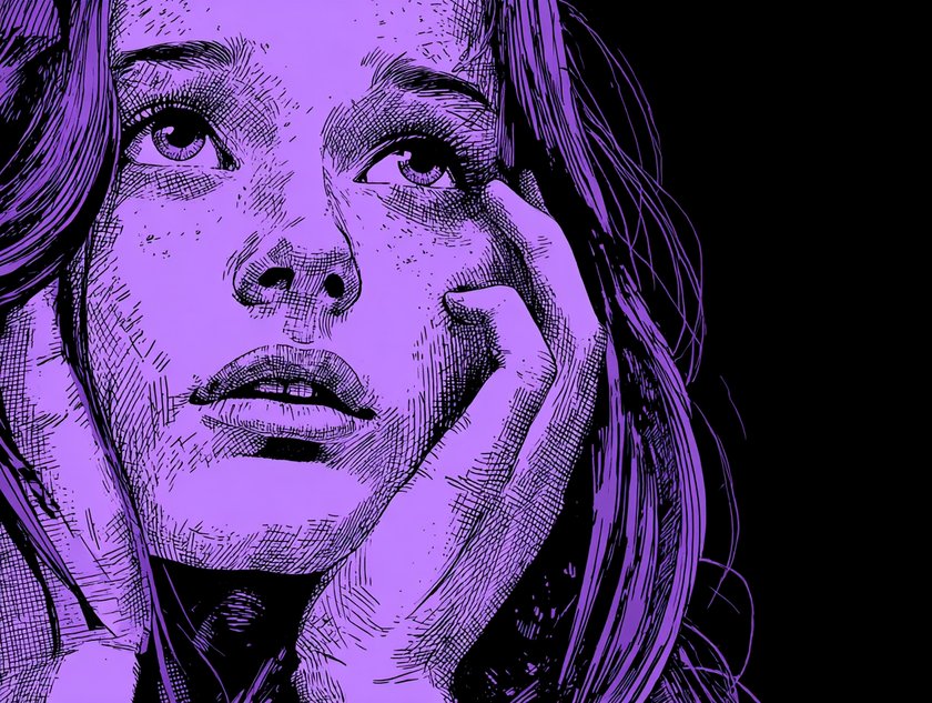 Sich aus einer toxischen Beziehung befreien: traurig und nachdenklich schauende Frau Sich aus einer toxischen Beziehung befreien: traurig und nachdenklich schauende Frau