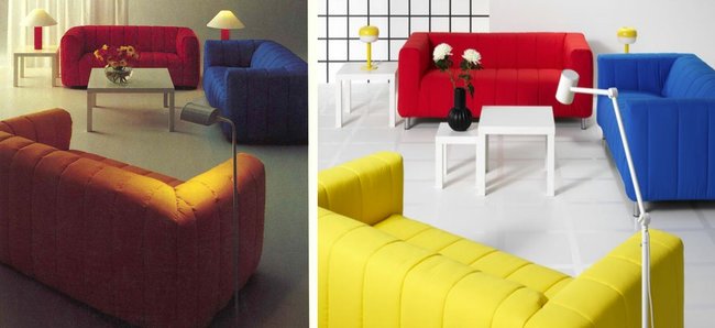 Ikea klippan sofa retro