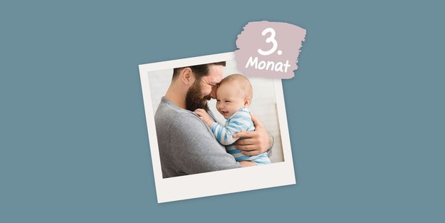 Dein Baby im 3. Monat: Lachen, Greifen, Baby-Talk und was Eltern jetzt noch interessiert