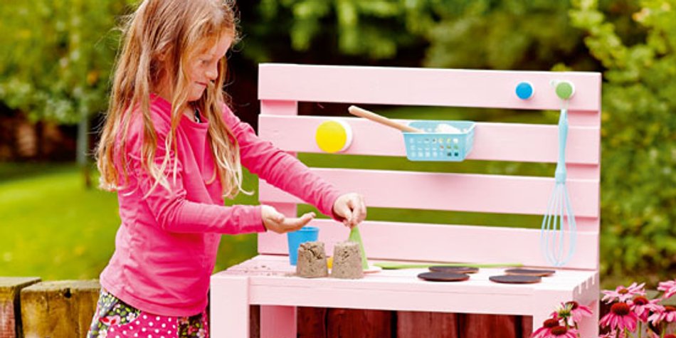 Matschküche selber bauen für den Balkon oder Garten Matschküche selber bauen für den Balkon oder Garten