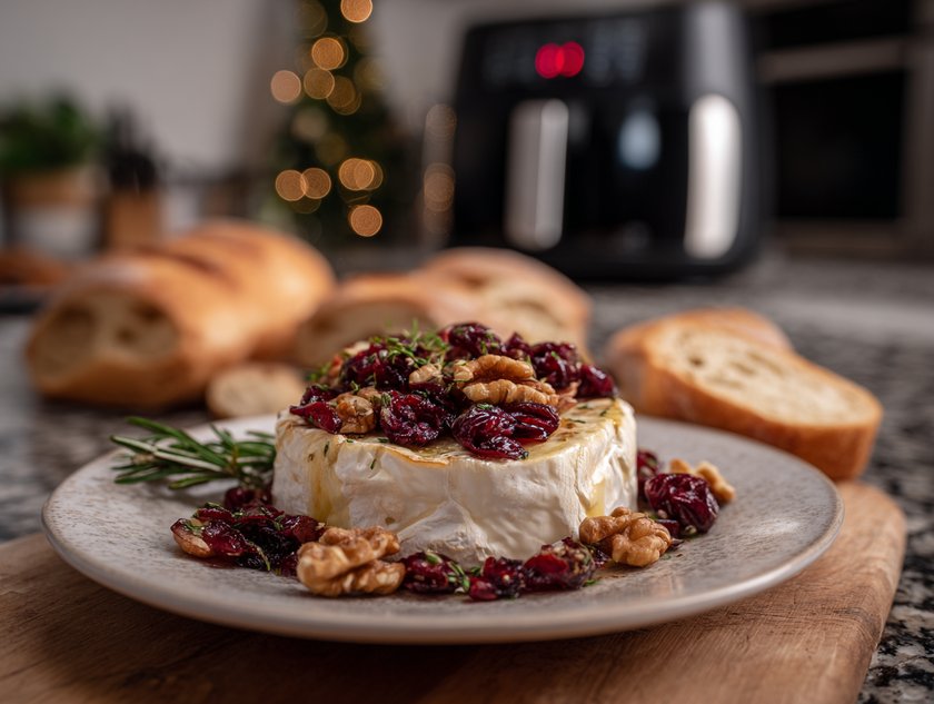 Vegetarische Weihnachtsrezepte Airfryer: Camembert