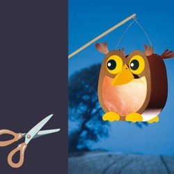 Eulen-Laterne: So easy gelingt die niedliche Leuchte in nur 8 Schritten