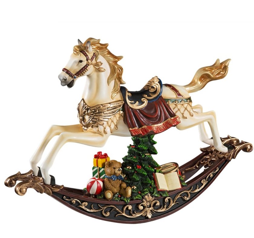 Käthe Wohlfahrt Deko: Schaukelpferd