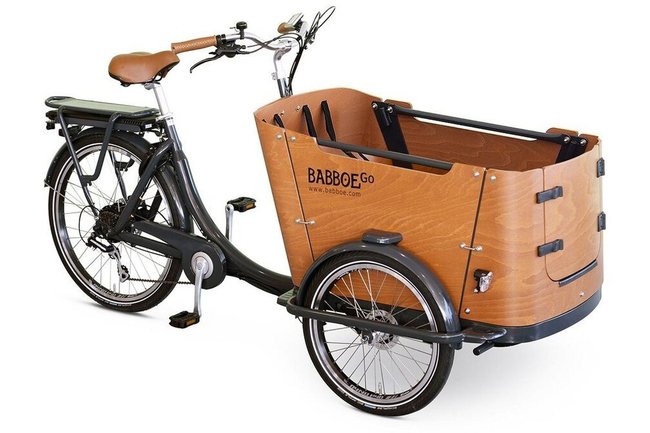 Lastenrad für Kinder - Babboe Go-E Disc Lastenrad für Kinder - Babboe Go-E Disc