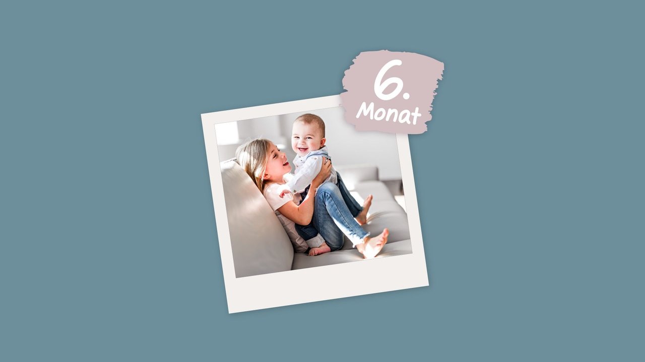 Wie sich dein Baby im 6. Monat entwickelt