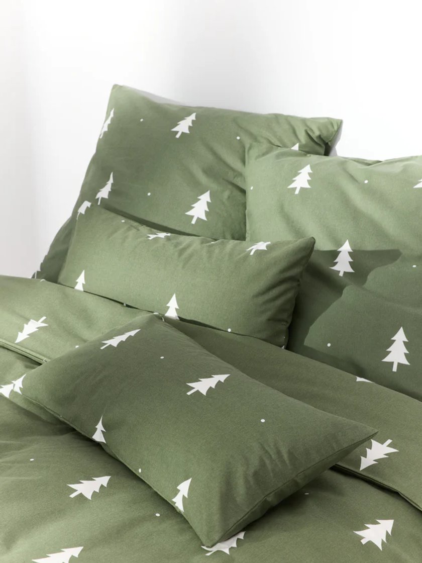 Westwing Weihnachts-Bettdeckenbezug X-mas Tree aus Flanell Westwing Weihnachts-Bettdeckenbezug X-mas Tree aus Flanell