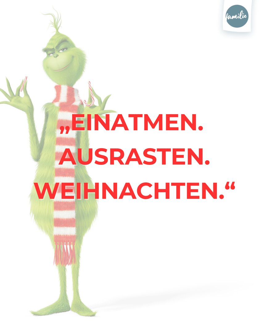 Böse Sprüche zu Weihnachten - Einatmen