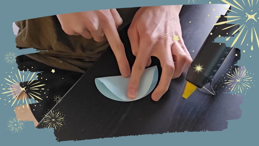 Mini-DIY: Glückskekse aus Papier zu Silvester - Schritt 2