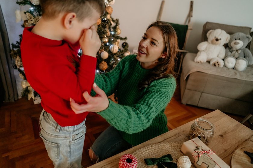 Boomer-Großeltern Weihnachten: Weihnachtsmann