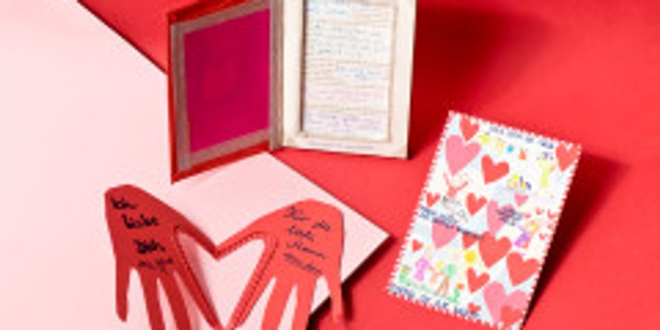 Valentinstag-Karte – von Herzen selbst gemacht Valentinstag-Karte – von Herzen selbst gemacht
