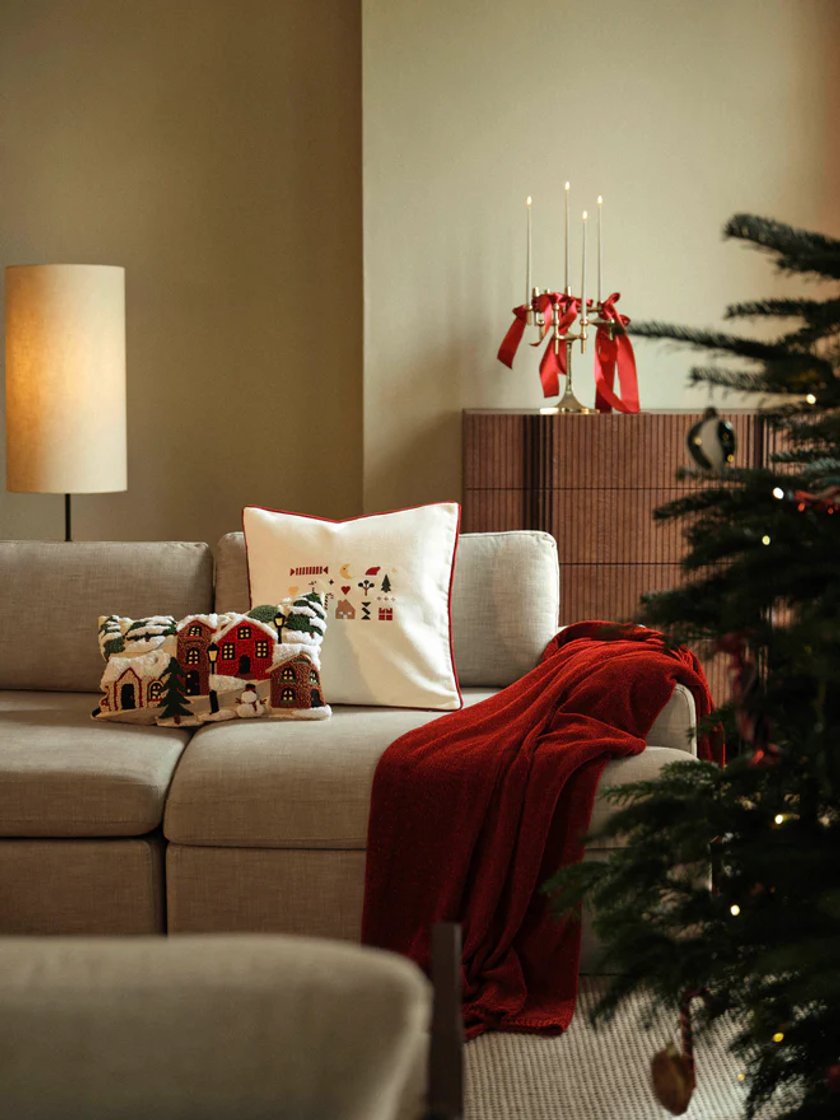 Westwing Weihnachtliche Kissenhülle Kaja Westwing Weihnachtliche Kissenhülle Kaja