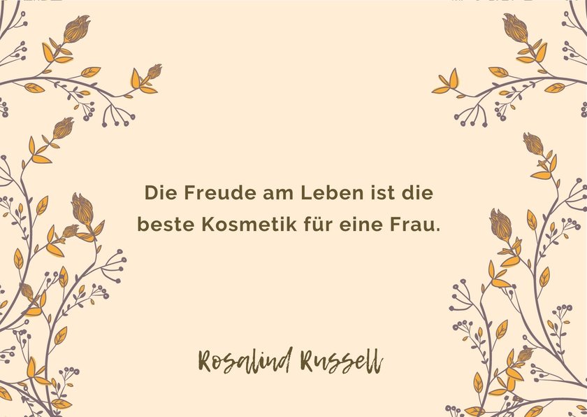 Rosalind Russel Starke Frauen-Sprüche