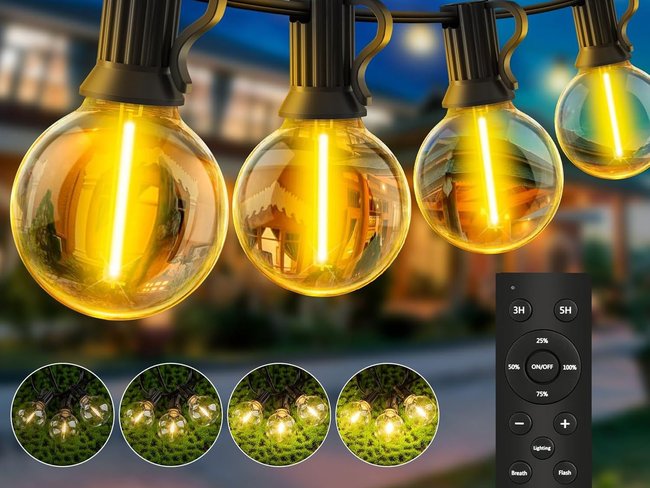 Lichterkette-Test – YRATERVSR Lichterkette LED Outdoor