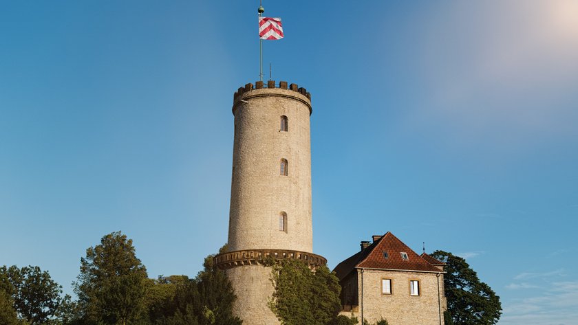 Historische Sparrenburg in Bielefeld