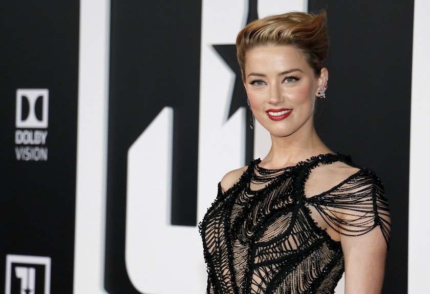 Amber Heard bei der Weltpremiere von Justice League