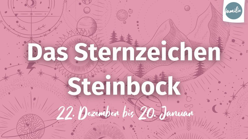 Sternzeichen Portrait Steinbock - 1