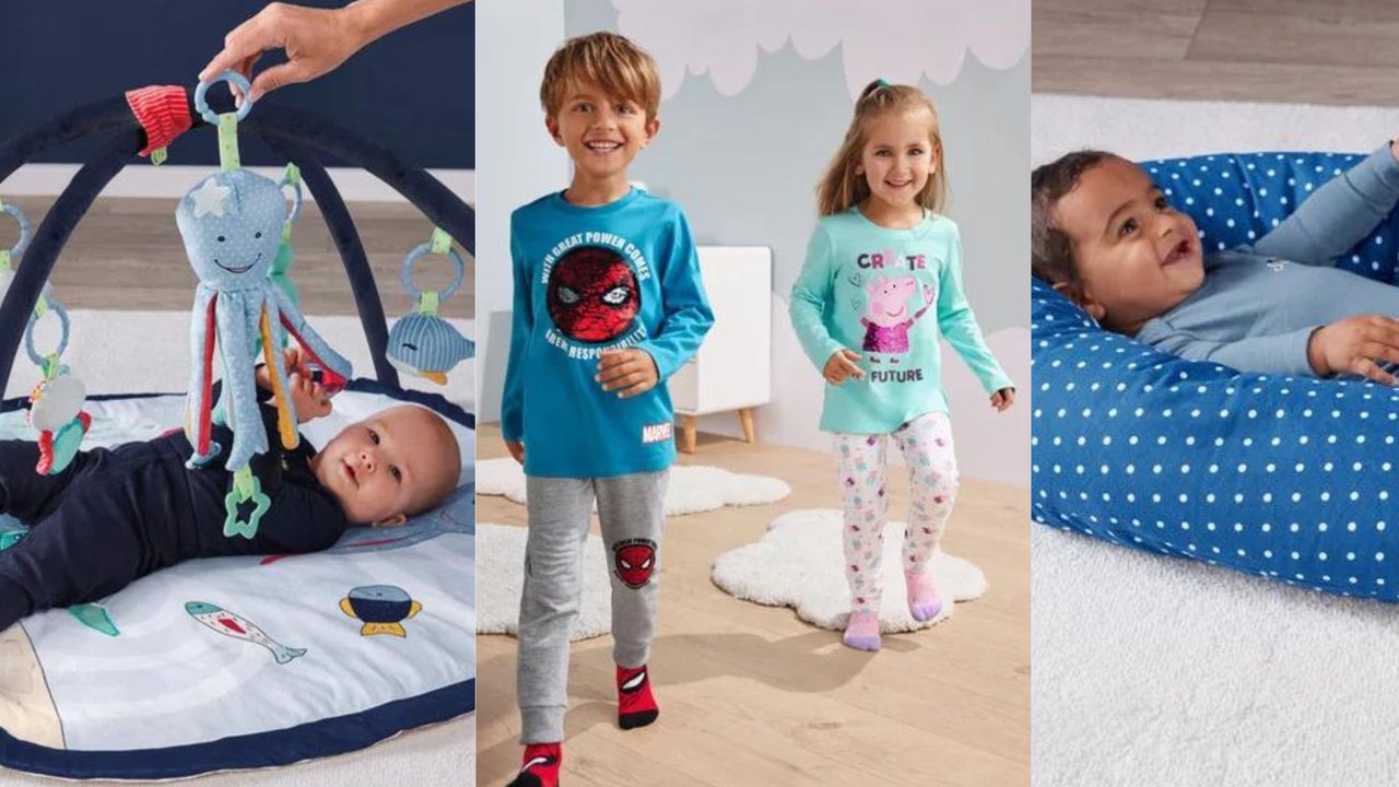 LidlAngebote Babyausstattung und Kindermode mit Peppa Pig, Paw Patrol und Spiderman
