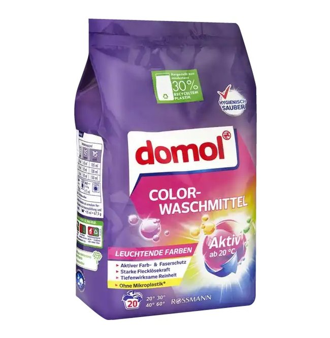 Waschmittel-Test - Domol Colorwaschmittel