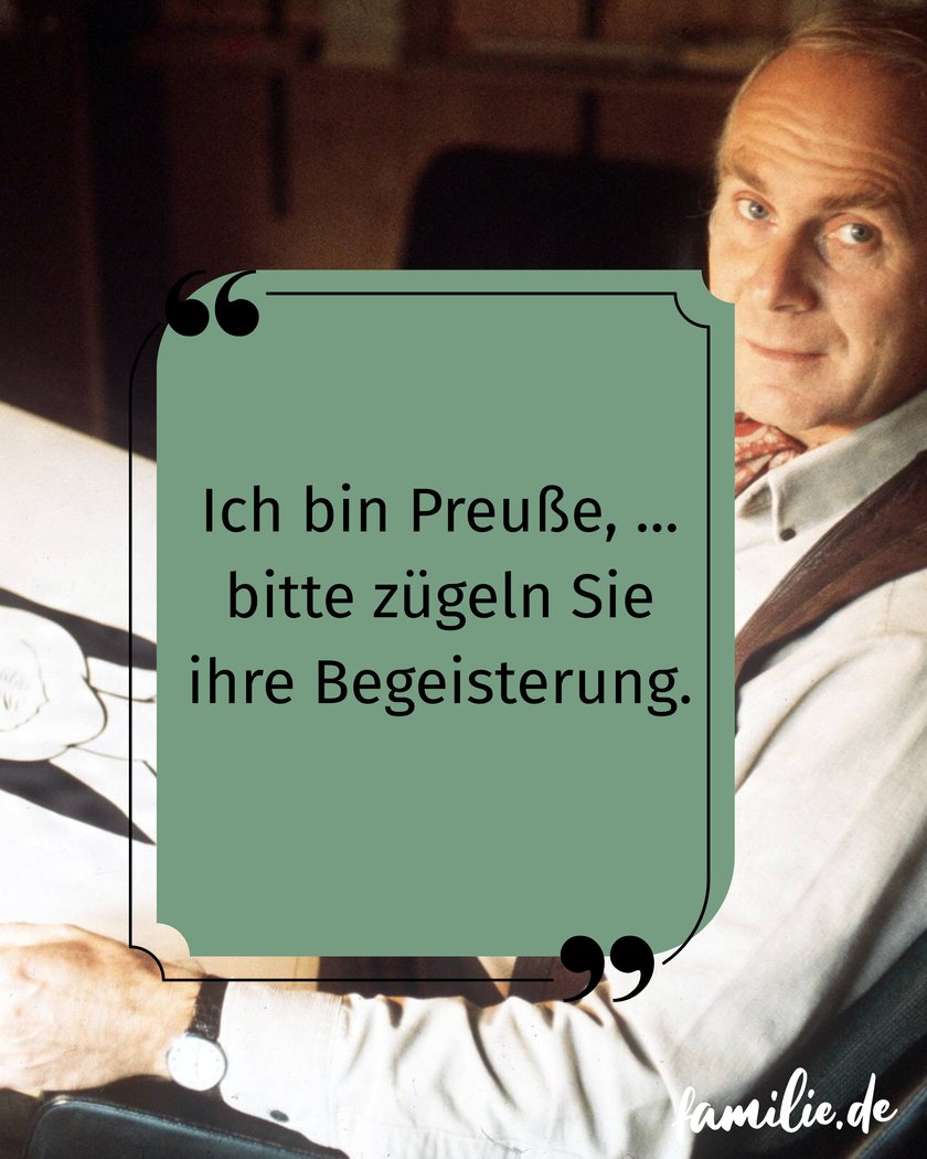 Loriot Sprüche - Preuße