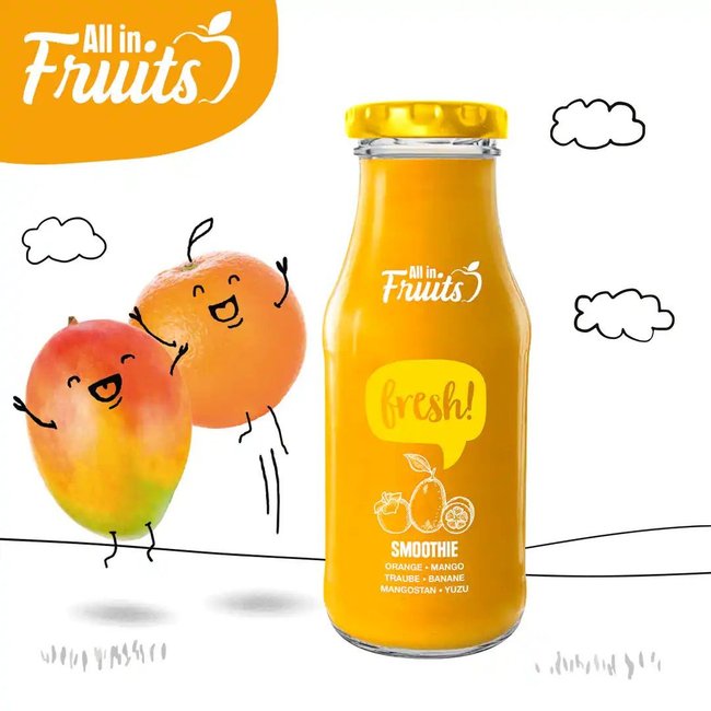 Smoothie-Test Edeka All in Fruits Fresh