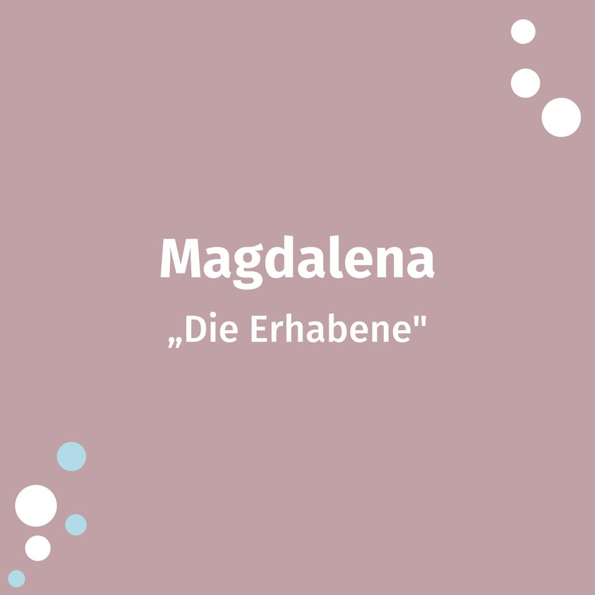 Bibel Namen Magdalena