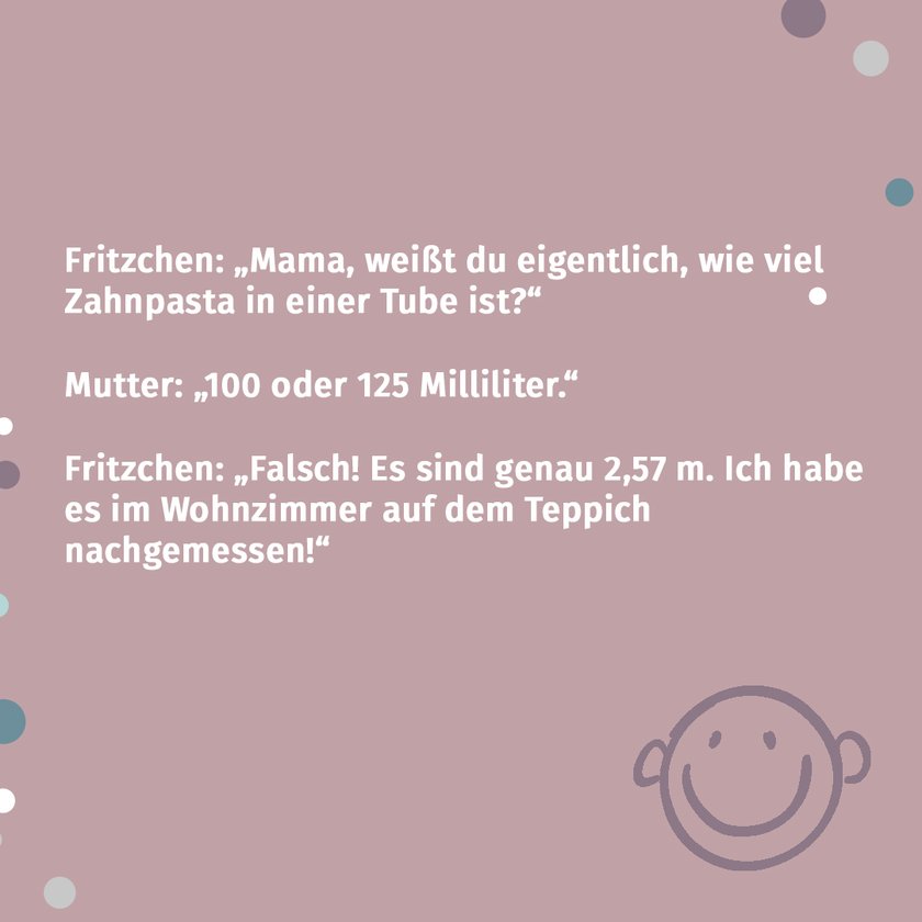 Fritzchen Witze Zahnpasta