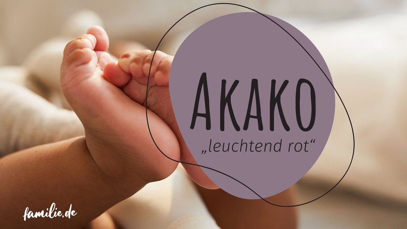 Jungennamen Farbe Rot - Akako