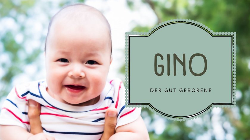 #7 Jungennamen mit G: Gino