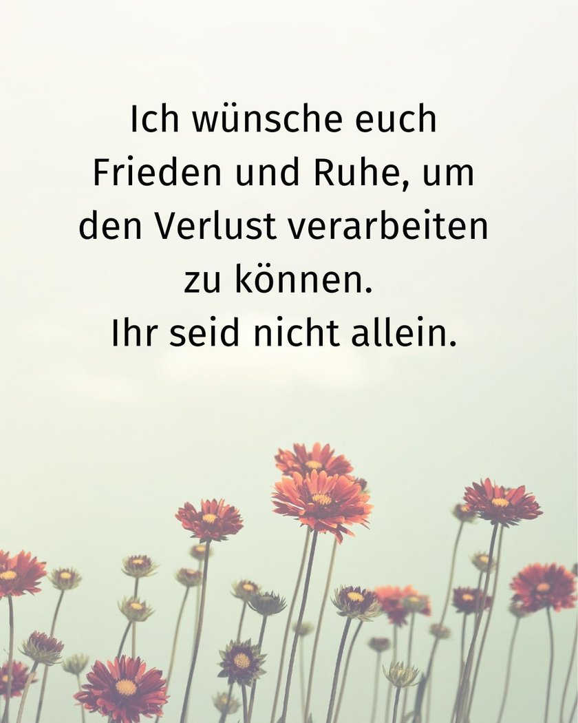 Kondolenz Beileid Trauersprüche