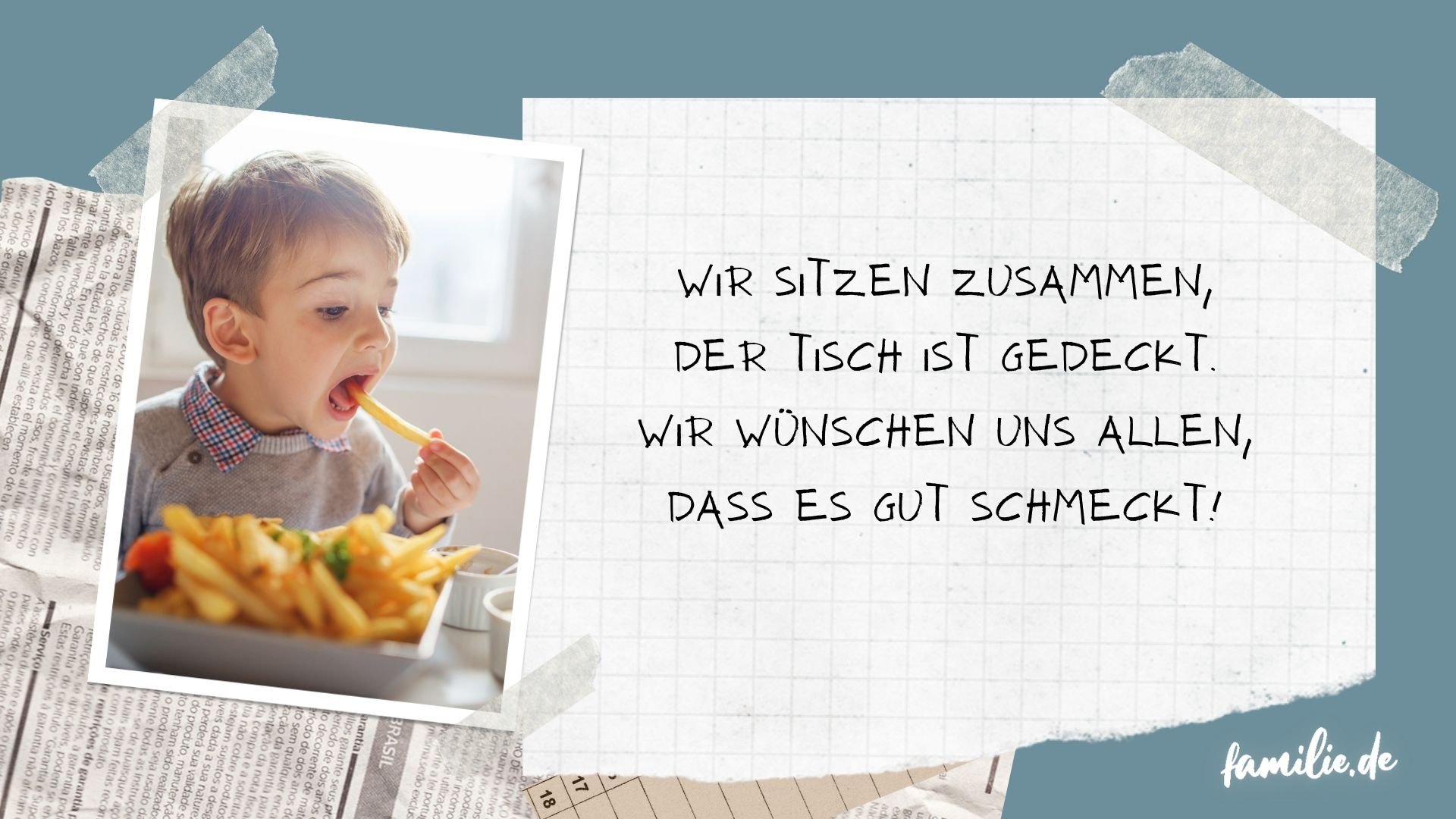 Tischsprüche: Das sind die 23 schönsten Verse