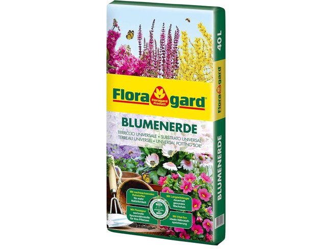 Blumenerde-Test – Floragard Blumenerde 40 l