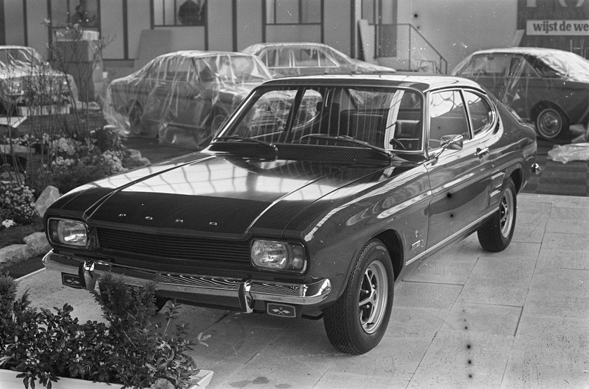 Der erste Ford Capri im February 1969, Amsterdam