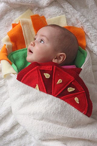 Verrückte Baby-Produkte: Burrito-Decke